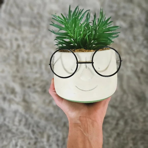 Fun Cermaic Faux Potted Plant - Picture 2 of 7